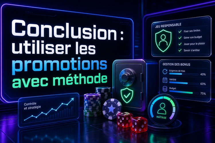 Conclusion : utiliser les promotions avec méthode